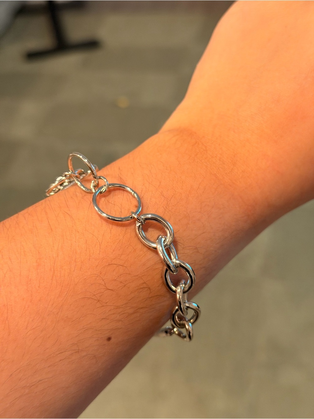 Silver Link Chain Bracelet - Women Jewelry